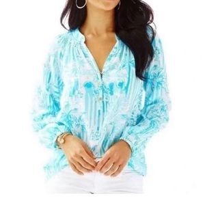 Lilly Pulitzer Elsa Top, La Via Loca, XXS